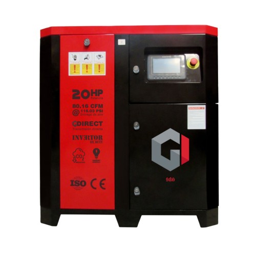 Compresor de tornillo de 20HP/15KW