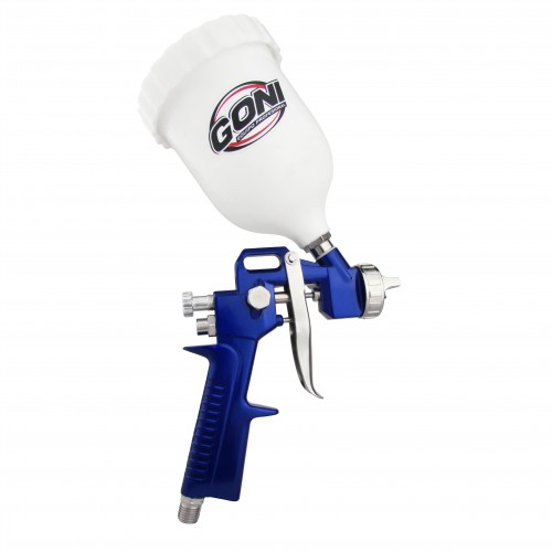 Pistola de gravedad Híbrida, vaso 600ml boquilla 1.8mm GONI. Modelo